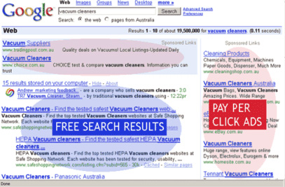 Pay per click, google adwords